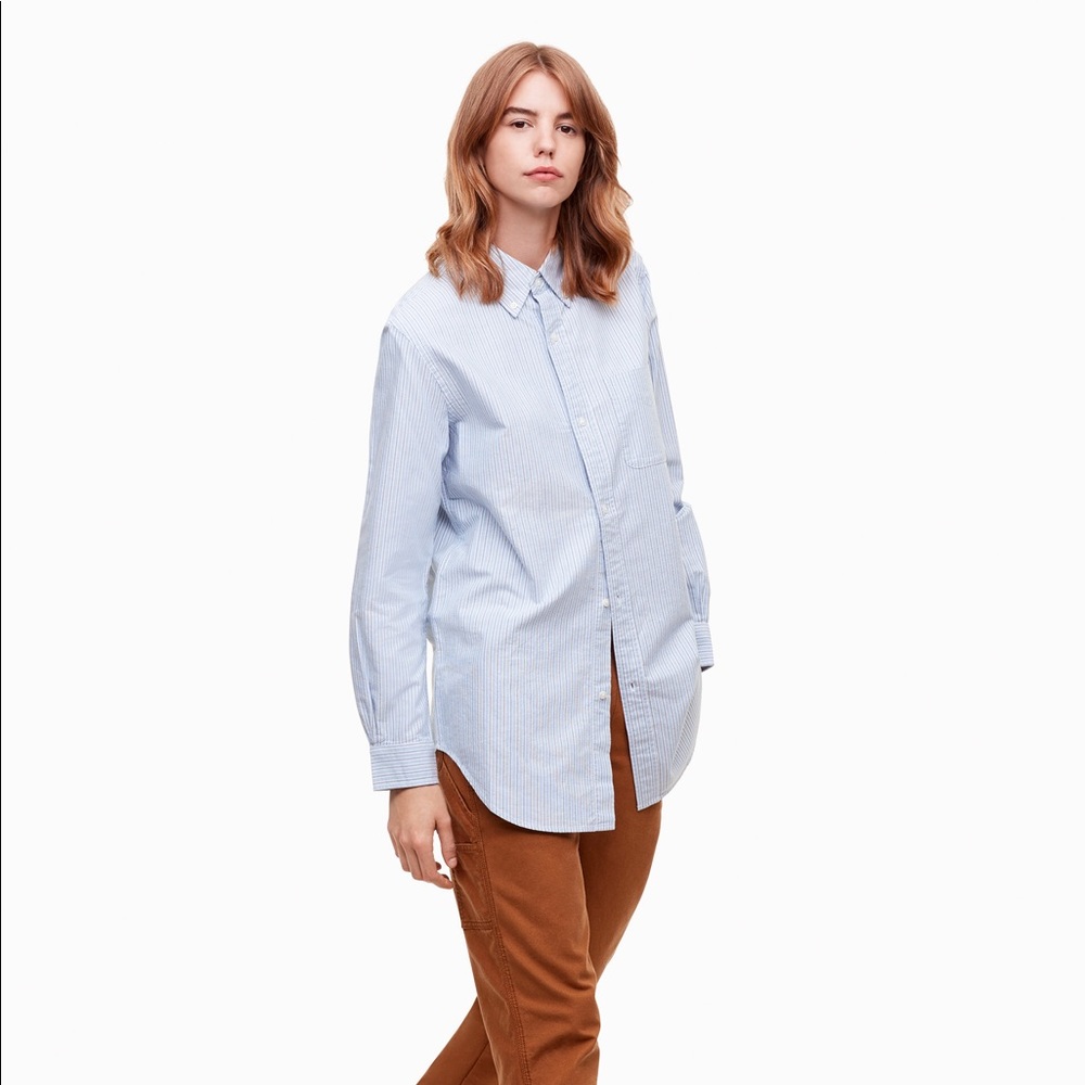 TNA Laneshaw button down shirt size S